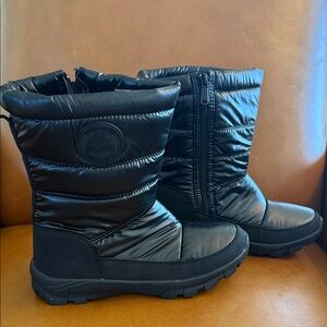 Pajar Black Quilted Winter Boots